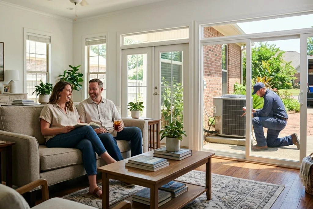 Sterlington home prepared for Louisiana’s early heat